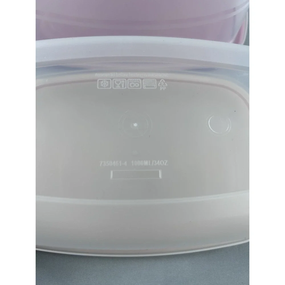 Nesting Food Storage Container Set 6 Pc BPA Free Plastic Lids‎ Multicolor